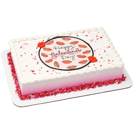 Happy Galentine&#x27;s Day Edible Cake Image PhotoCake