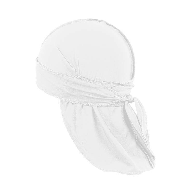 Pack Of 3 Durags For Men Waves Headwrap Bandana Stretchy Material Soft Tail