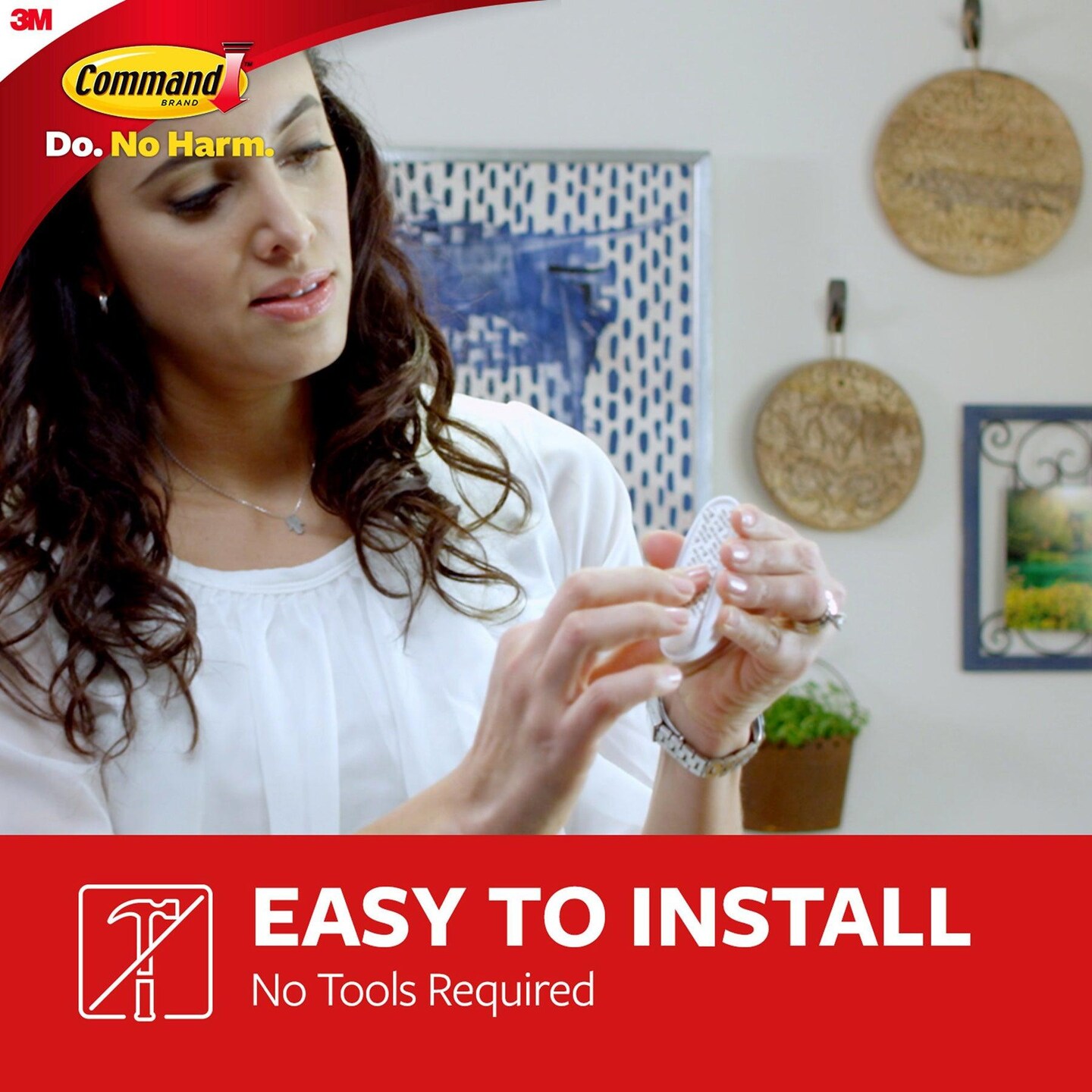 Command&#x2122; Large Utility Hooks Multi-Pack, 3 Per Pack, 3 Packs