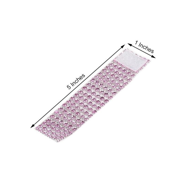 20-Pieces Diamond Rhinestone Mesh Napkin Rings