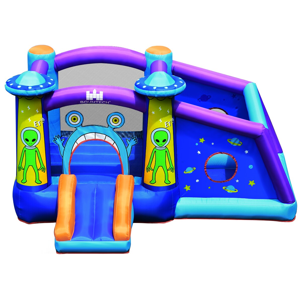 Castle Jumping Bouncer With Water Slide And 550w Blower