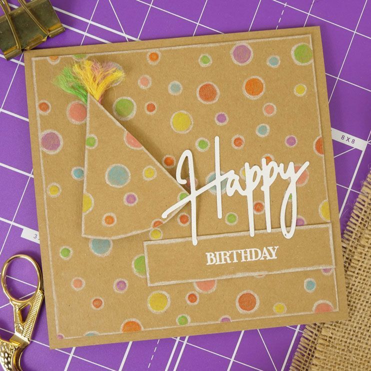 Hunkydory Crafts Kraft Pre-Scored Card Blanks - 6&#x22; x 6&#x22;