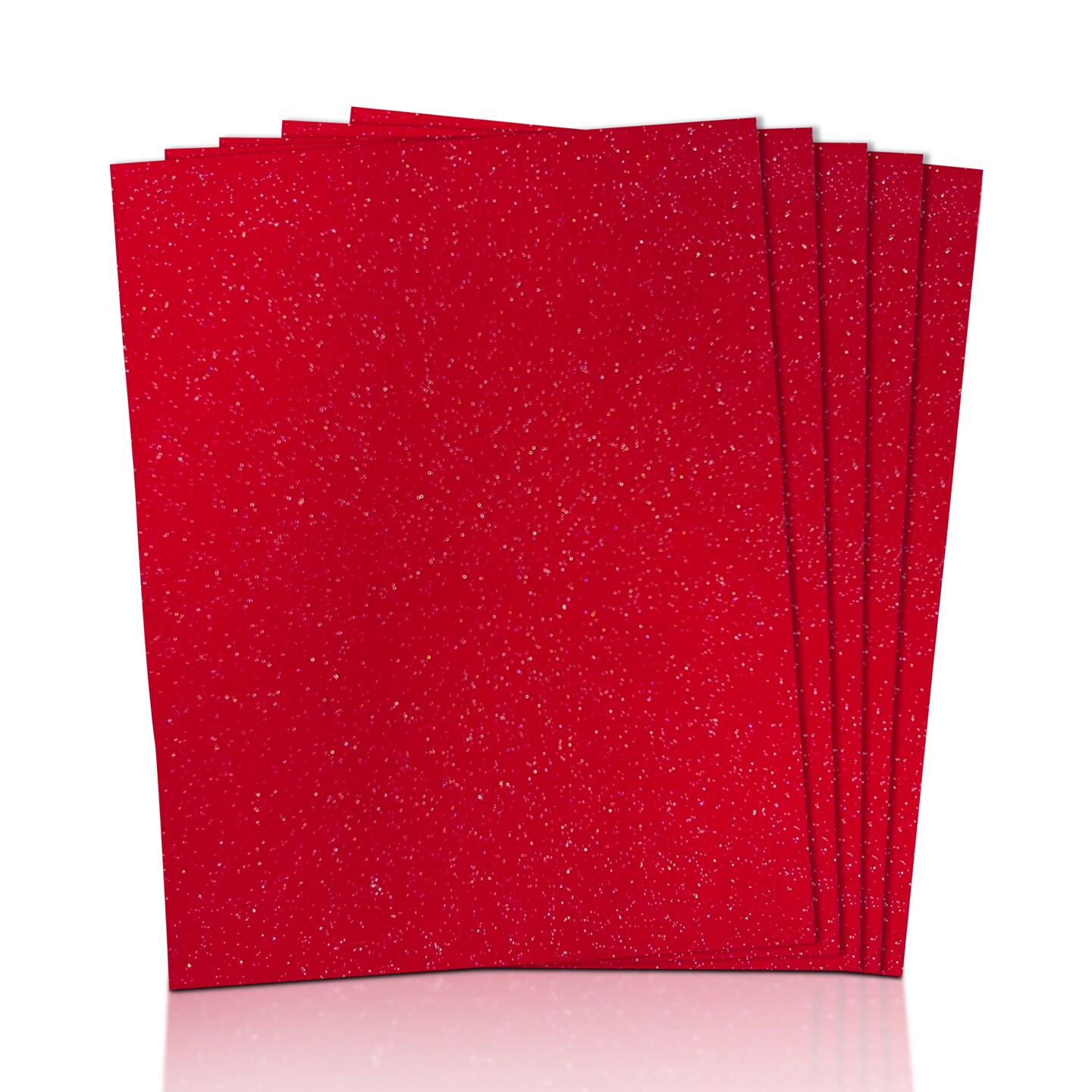 FabricLA | 9x12 Inch Glitter Acrylic Felt Fabric Sheets | 1.6mm Thick