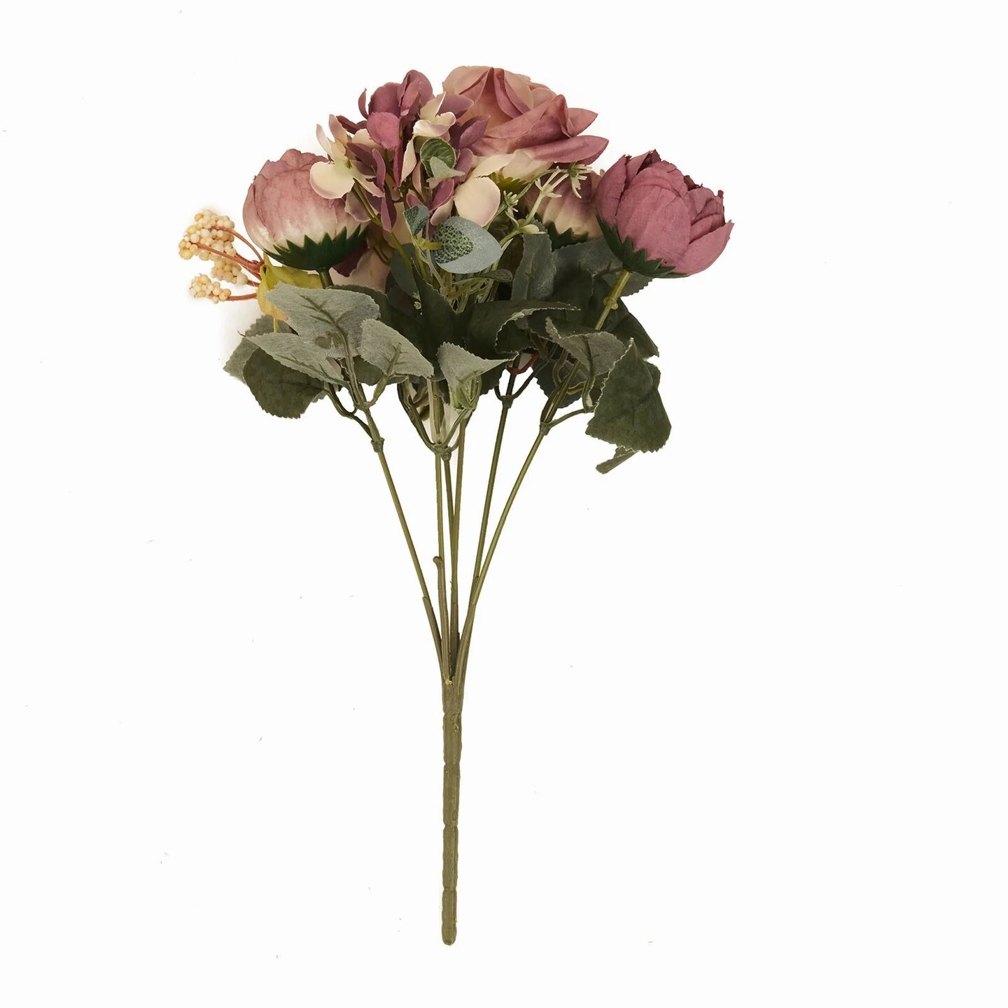 2 Bouquets 12&#x22; Assorted Artificial Silk Flowers