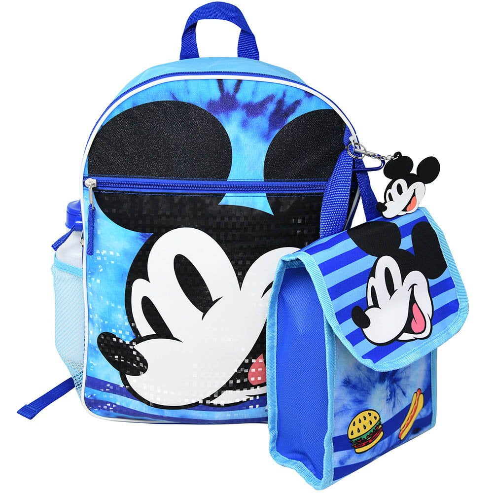 Walt Disney Mickey Mouse 16 Backpack with Lunch Bag set