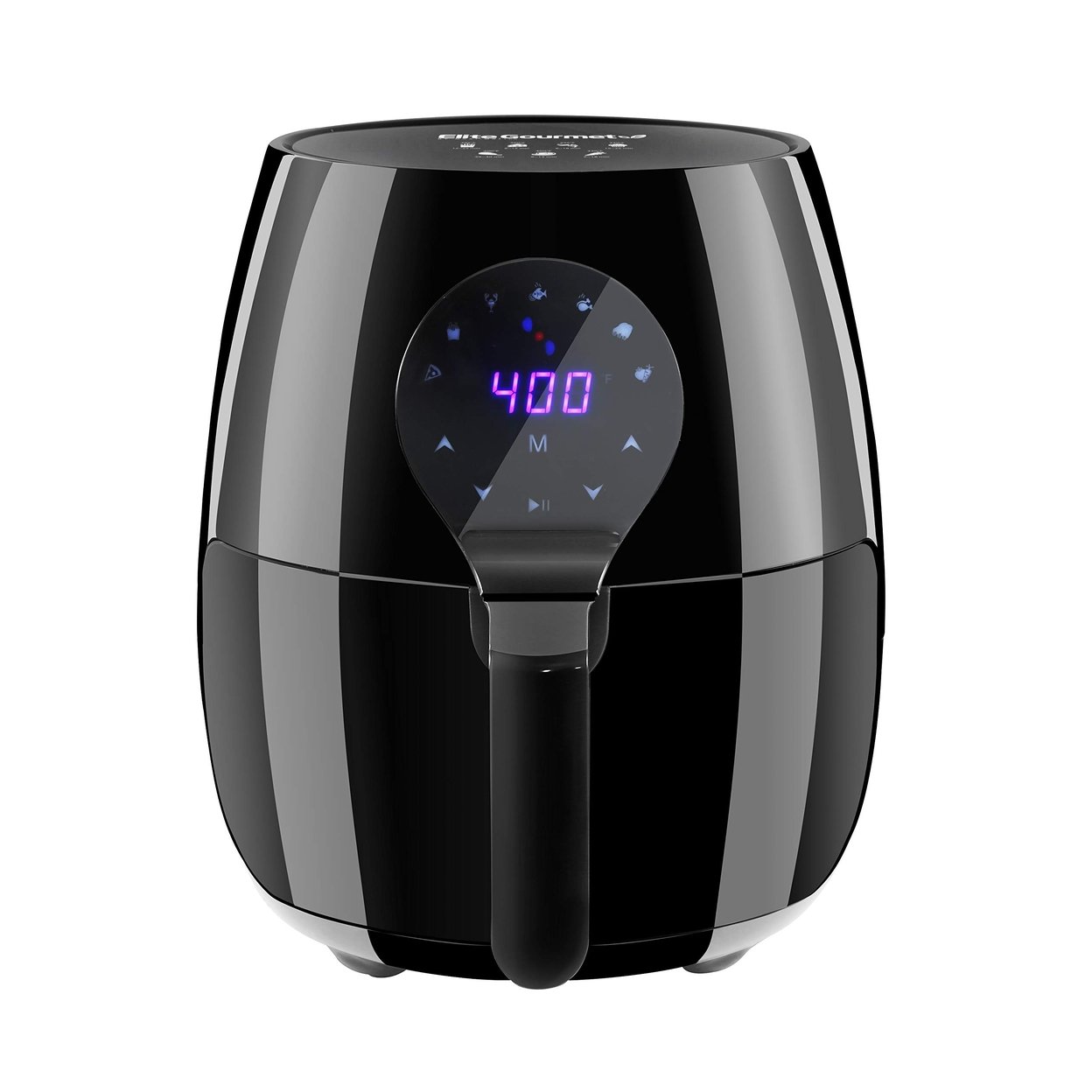Elite Gourmet   5.3-Qt. Digital Air Fryer with 7 Menu Functions - Black