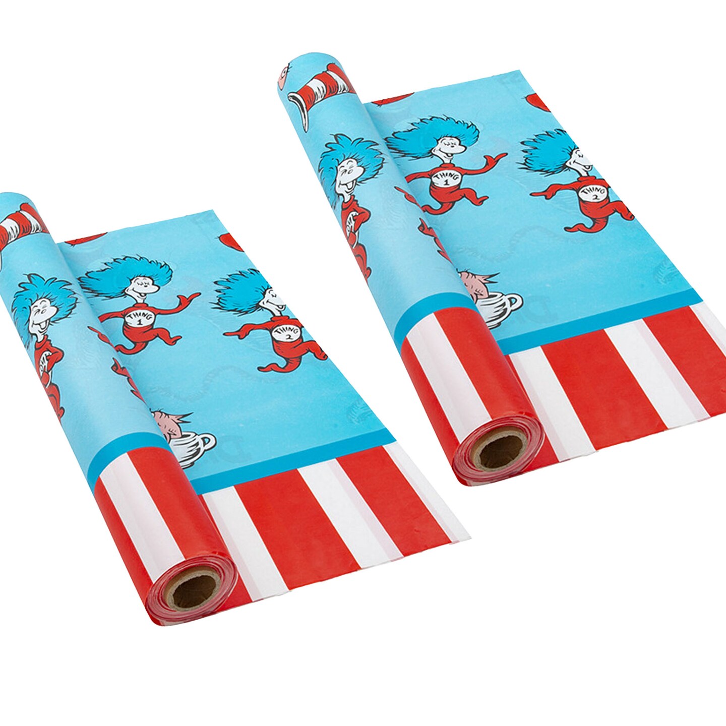 Seuss Plastic Tablecloth Roll 40&#x22; x 100 ft.
