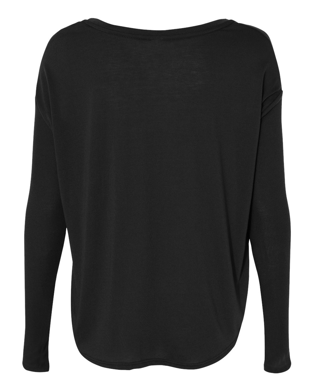 black long sleeve flowy top
