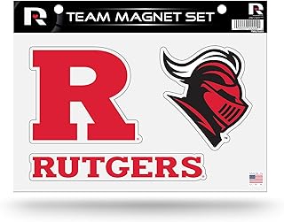 Rutgers Die Cut Team Magnet Set Sheet, 8.5 x 11&#x22;