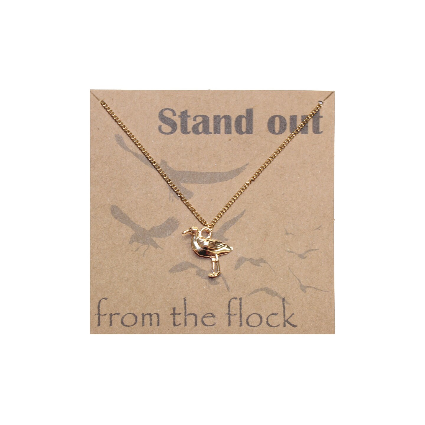 GOLD BIRD NECKLACE