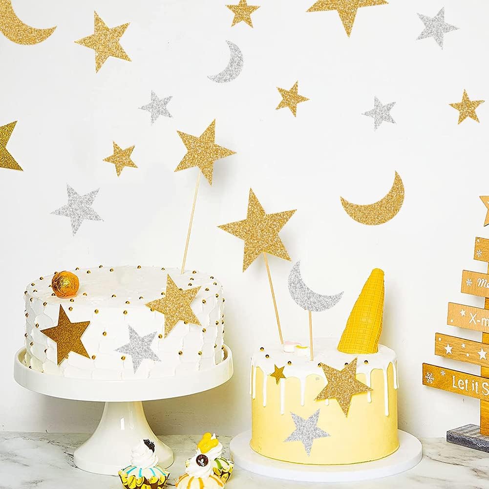 Glitter Paper Cardstock,20 Sheets Silver Gold Glitter Cardstock A4 Size 250gms Craft Paper Christmas Cardstock Christmas Gift Wrapping For Card Making Scrapbooking DIY Visit the VGOODALL Store