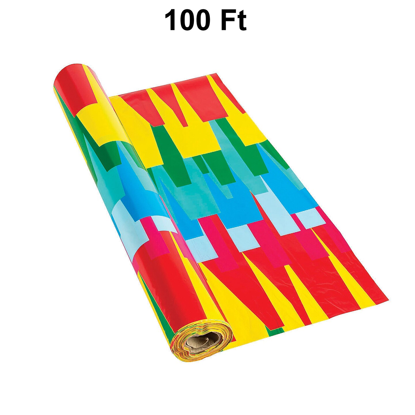Fringe Fiesta Sarape Plastic Tablecloth Roll 40&#x22; x 100 ft