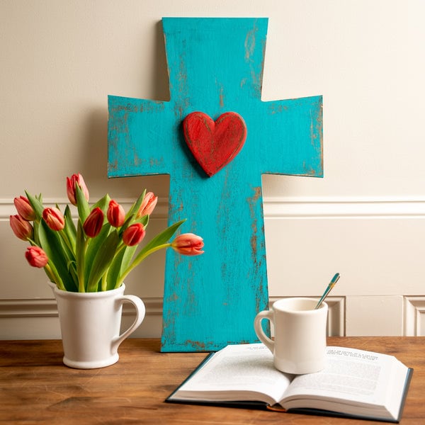 12 in. Unfinished Wooden Square Cross