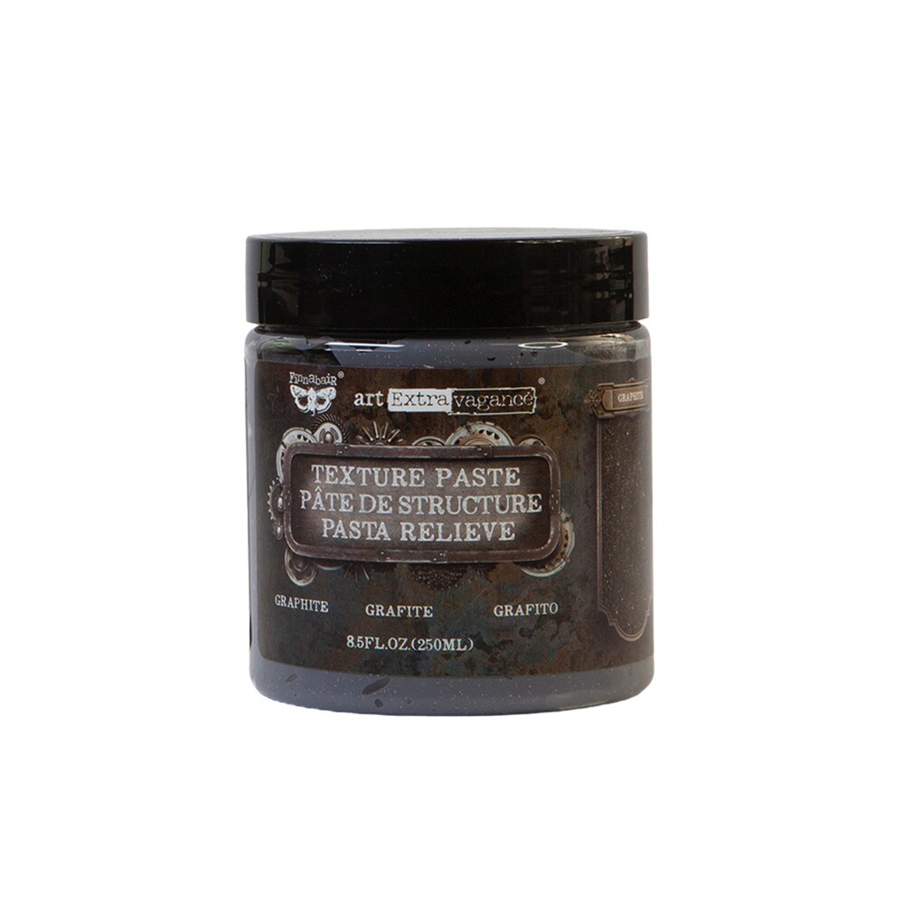 Prima Marketing Inc Art Extravagance- Texture Paste - Graphite 8.45Oz (250Ml) 655350961497