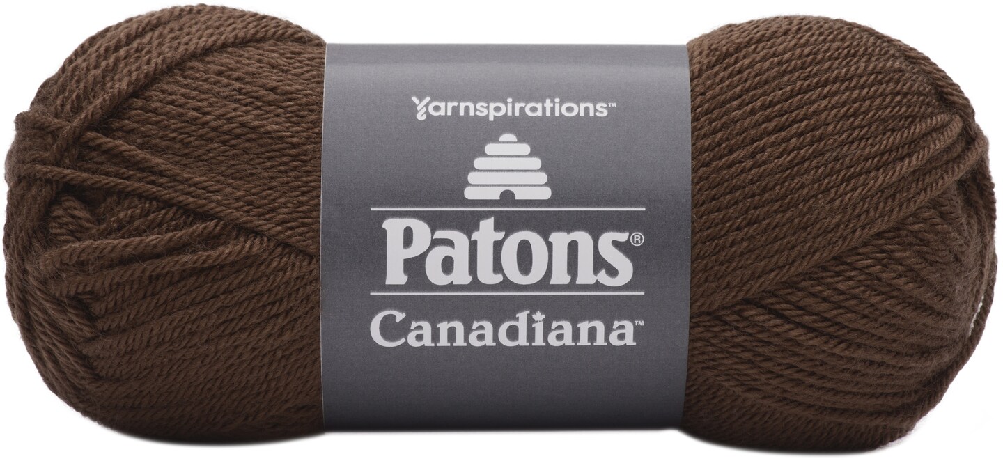 Patons Canadiana Yarn SolidsRich Brown Michaels