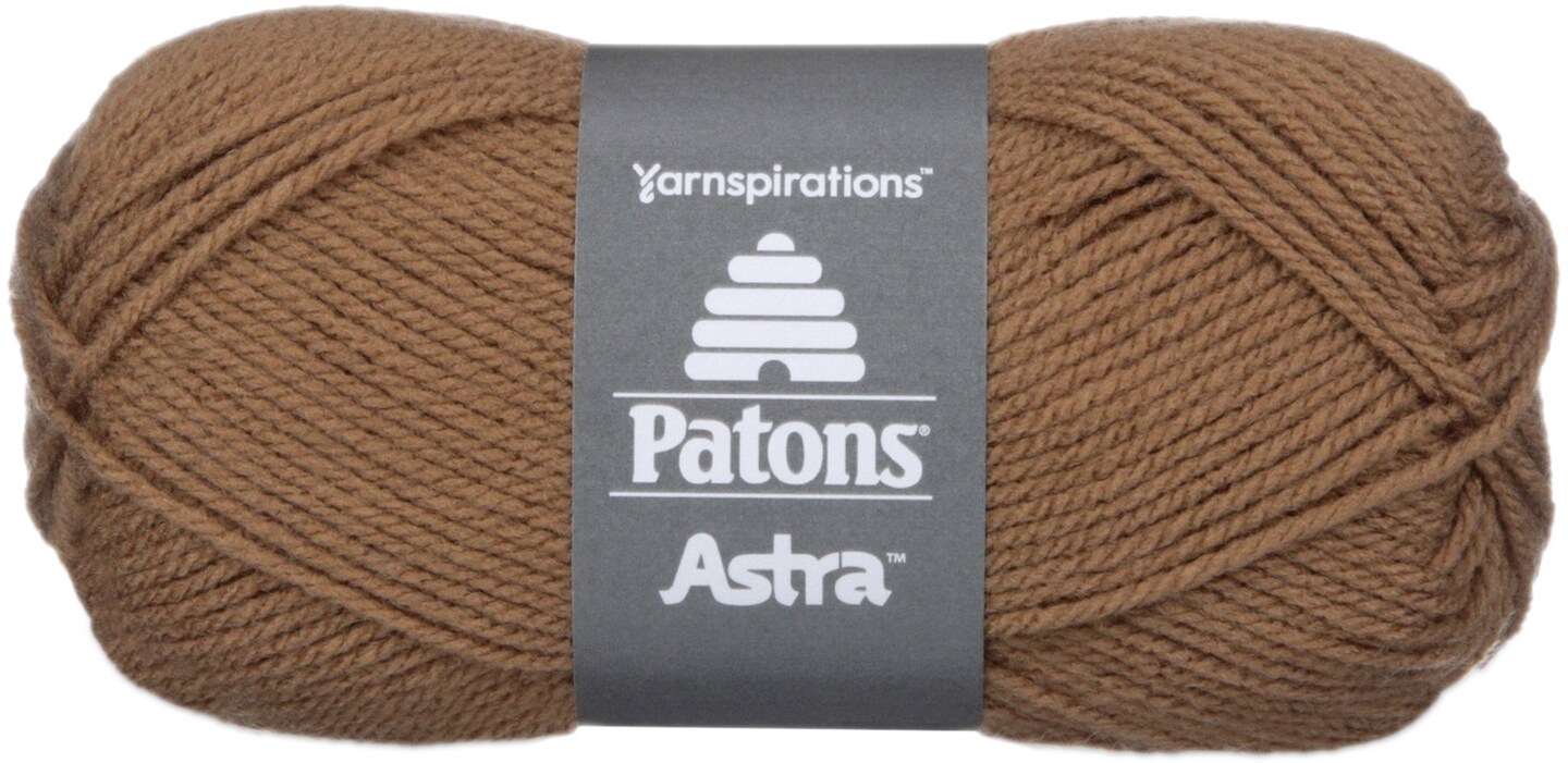 Patons Astra Yarn - Solids-Medium Tan