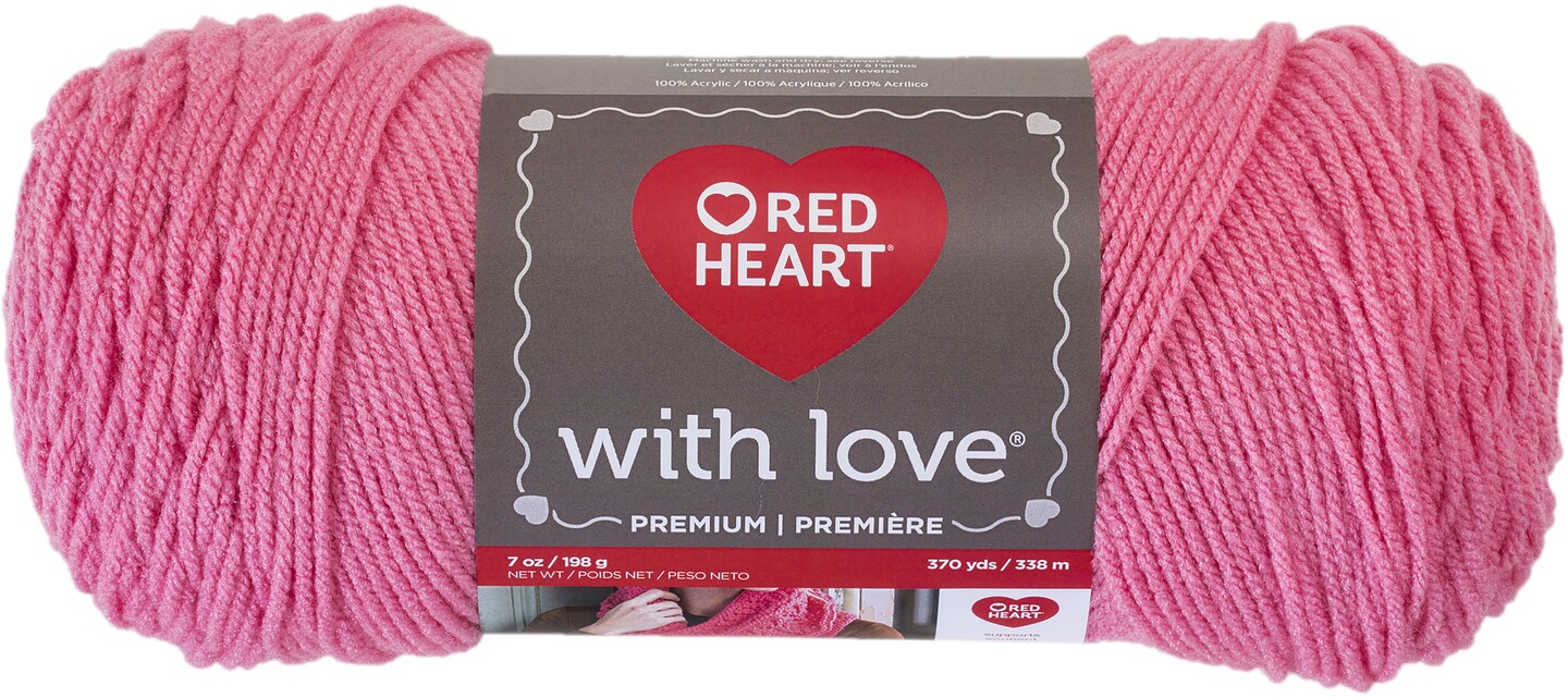 Red Heart With Love Yarn-Bubble Gum | Michaels