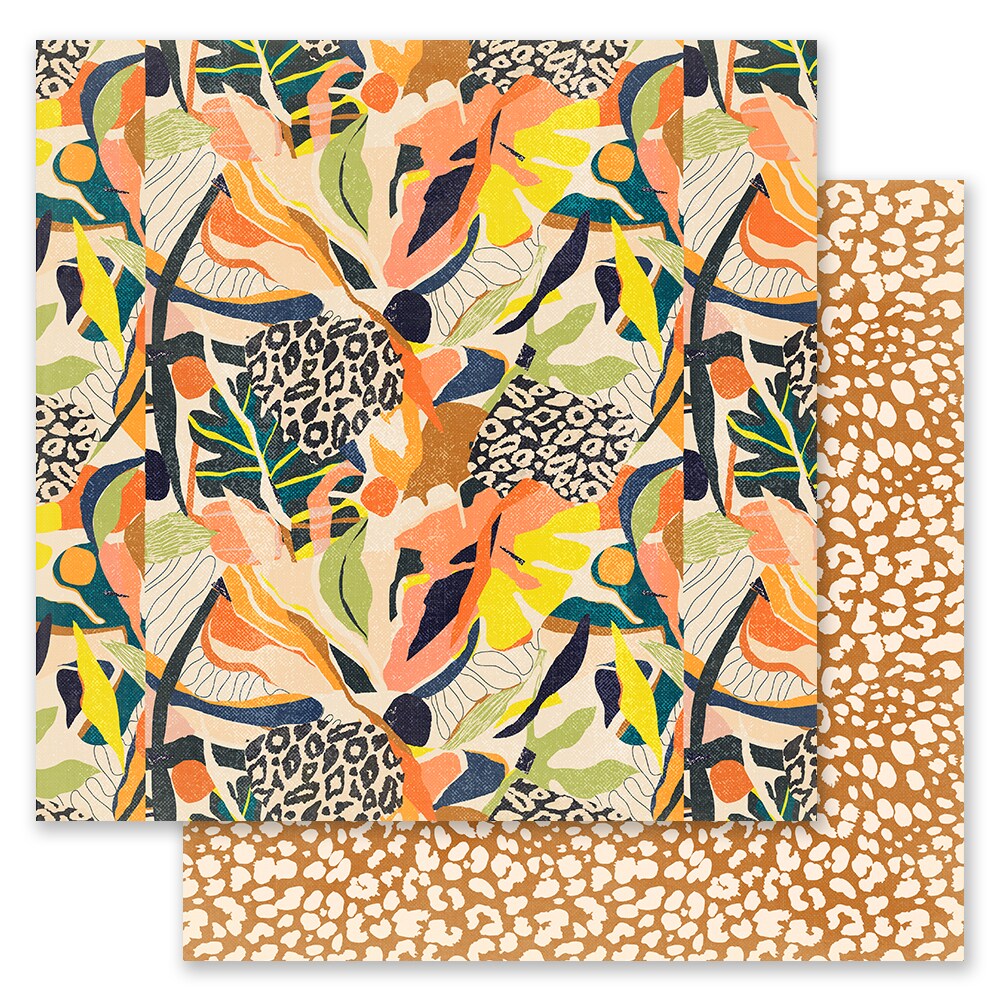 Majestic Collection 12x12 Sheet - Pattern Lover - 12x12 in, w foil details
