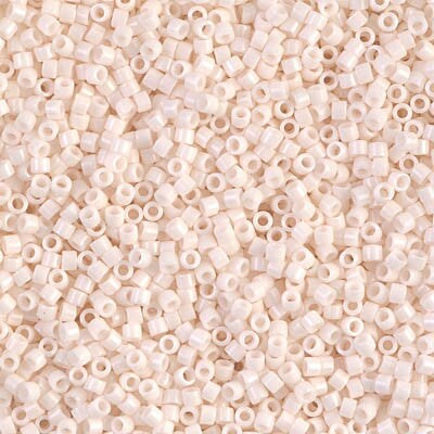 Miyuki Delica Bead 11/0 - DB1490 - Opaque Bisque White