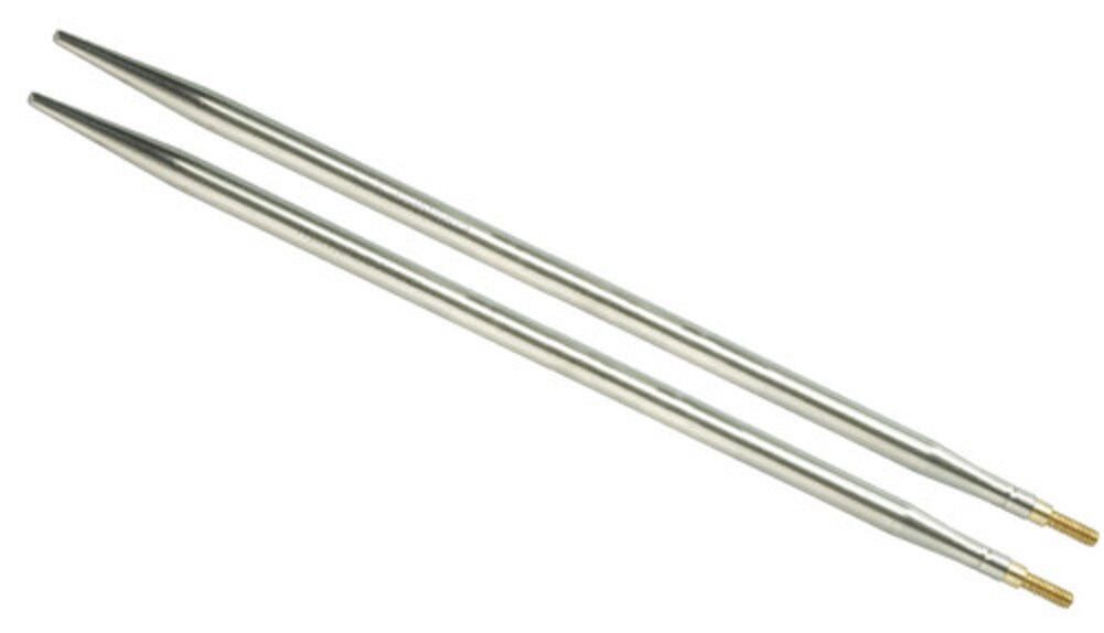 HiyaHiya Interchangeable Needle Tips 5 inch (13cm) Steel Size US 3 (3.25mm) HISTINTIP5-3