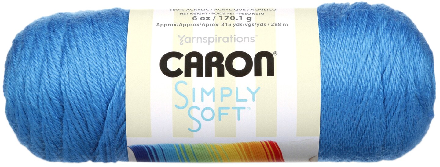 Caron Simply Soft Solids Yarn-Cobalt Blue