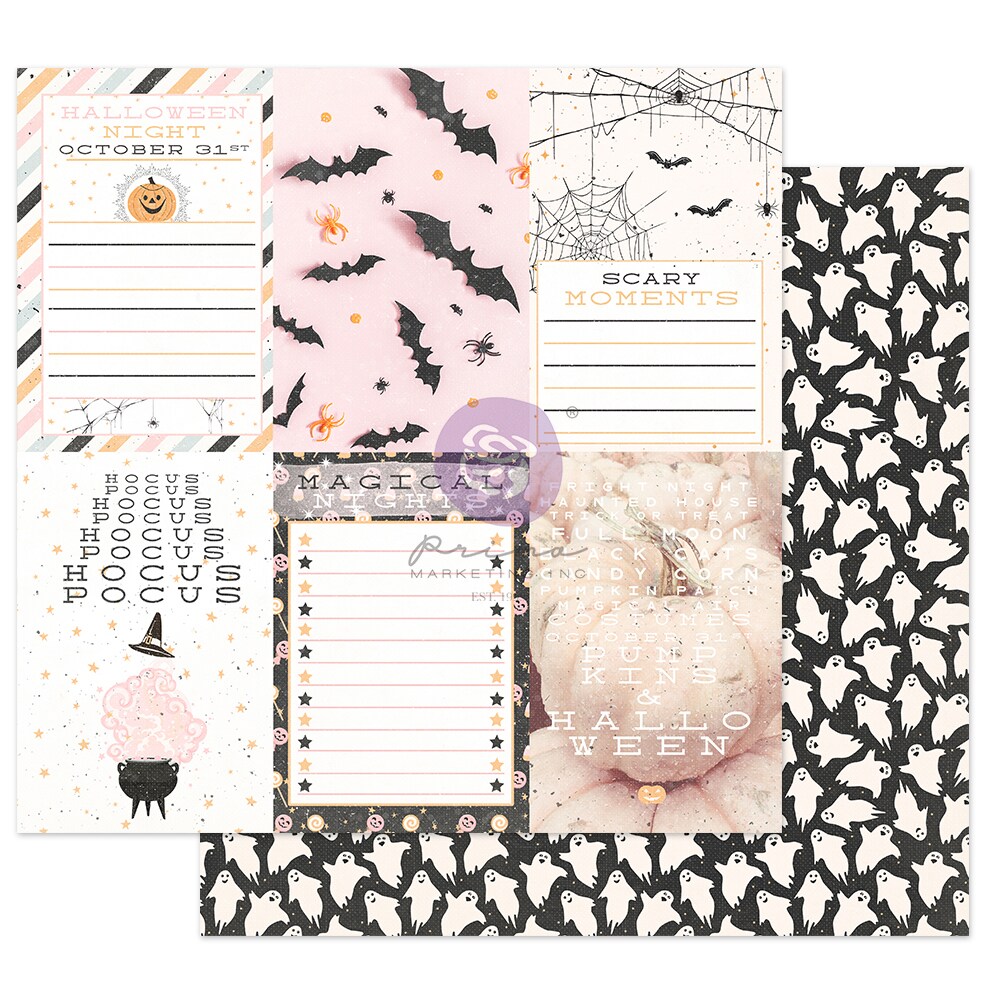 Prima Marketing Inc Thirty-One Collection 12x12 Sheet - Hocus Pocus -, 12&#x22;x12&#x22; With Foil Detail 655350997212