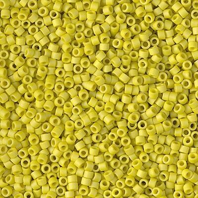 Miyuki Delica Bead 11/0 - DB2283 - Matte Opaque Glazed Citron