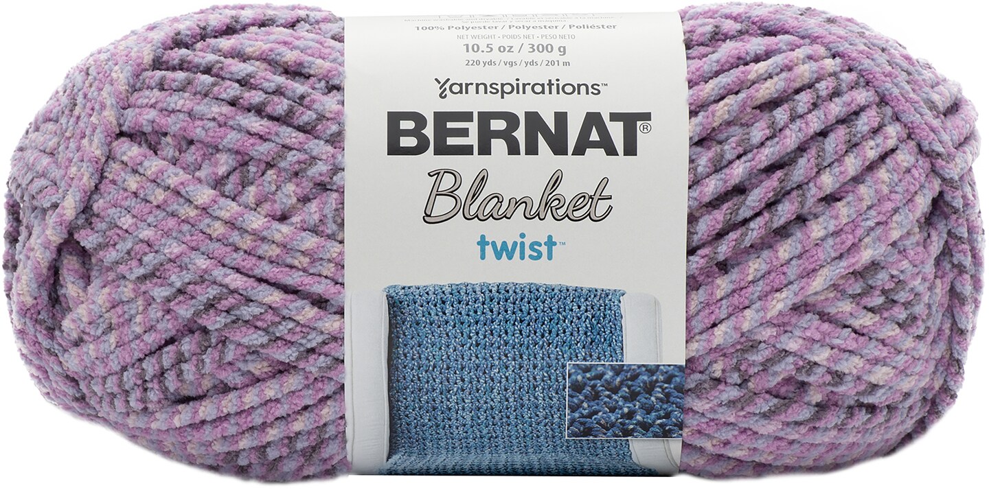 Bernat Blanket Twist YarnPurple Haze Michaels