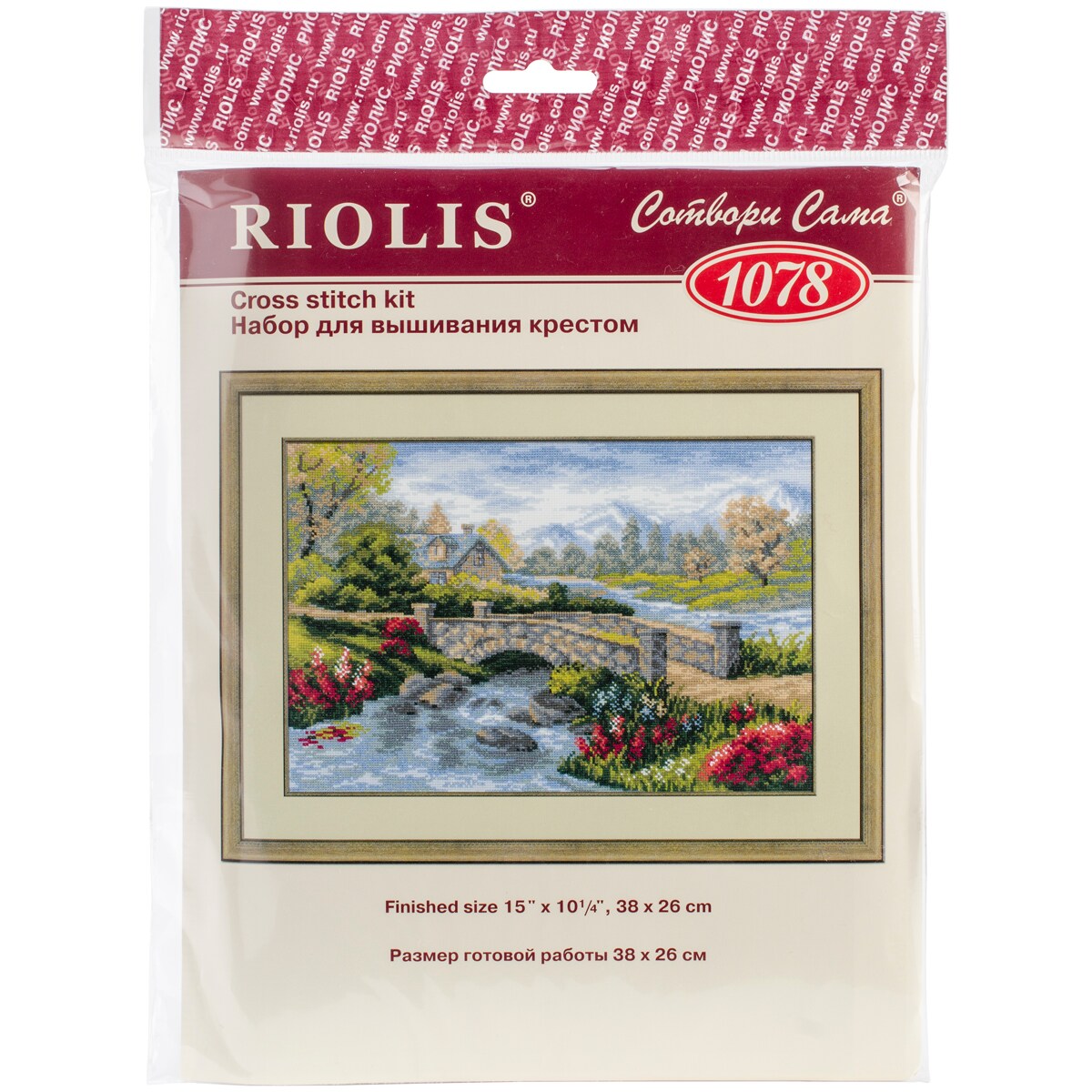 RIOLIS Counted Cross Stitch Kit 15&#x22;X10.25&#x22;-Summer View