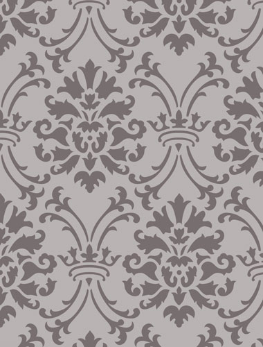 Large Royal Damask Wall Stencil | 3730 by Designer Stencils | Pattern Stencils | Reusable Stencils for Painting | Safe &#x26; Reusable Template for Wall Decor | Try This Stencil Instead of a Wallpaper | Easy to Use &#x26; Clean Art Stencil Pattern