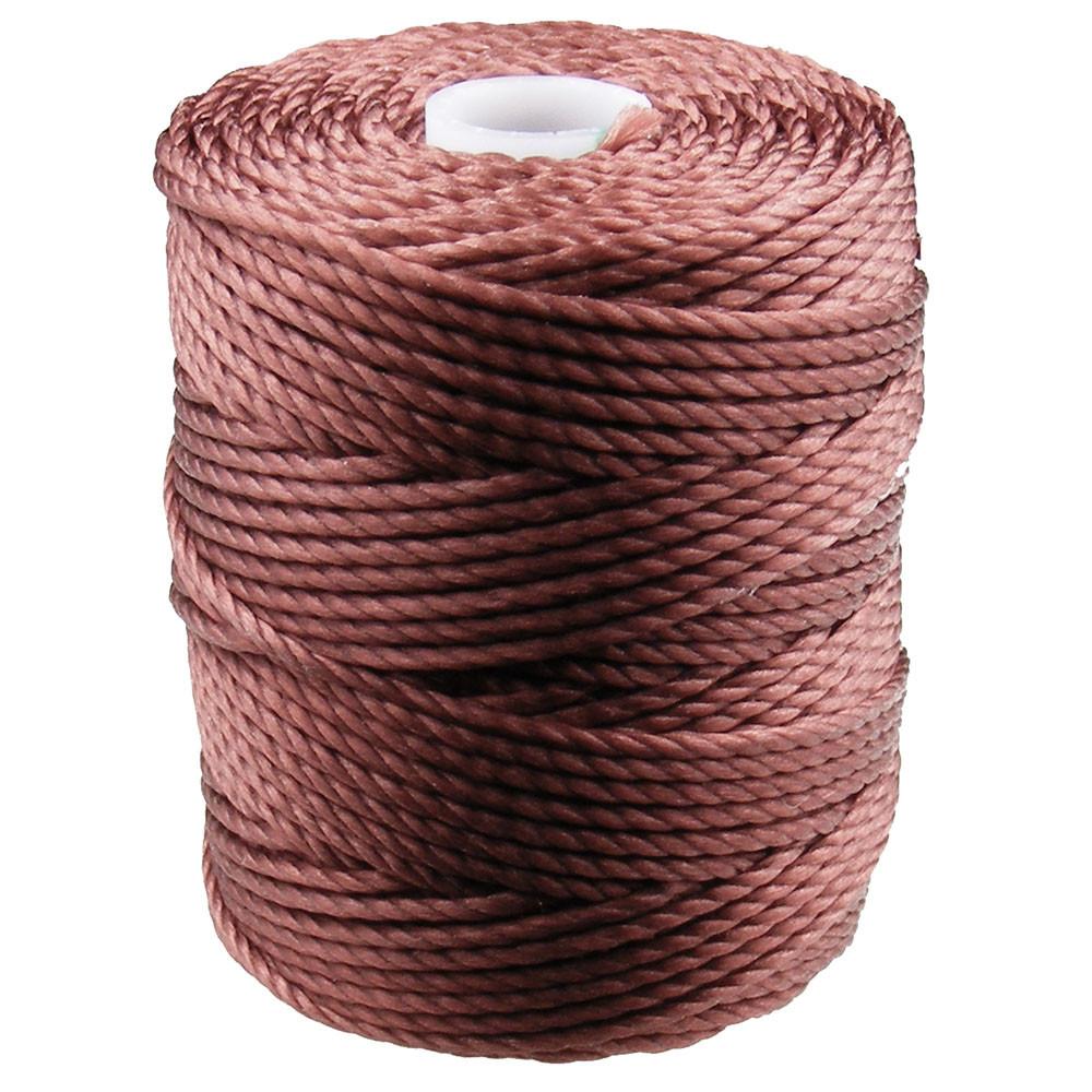 C-Lon Tex 400 Heavy Weight Bead Cord, Sienna ,1.0mm, 36 Yard Spool