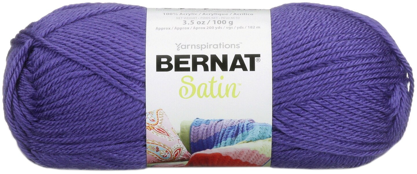 Bernat satin yarn michaels hotsell