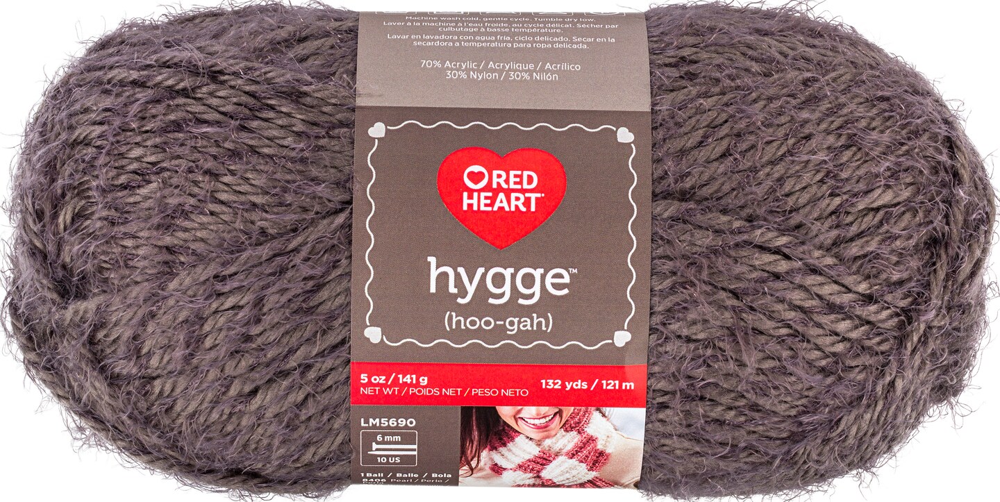 Red Heart Hygge Yarn 5oz-Sterling | Michaels