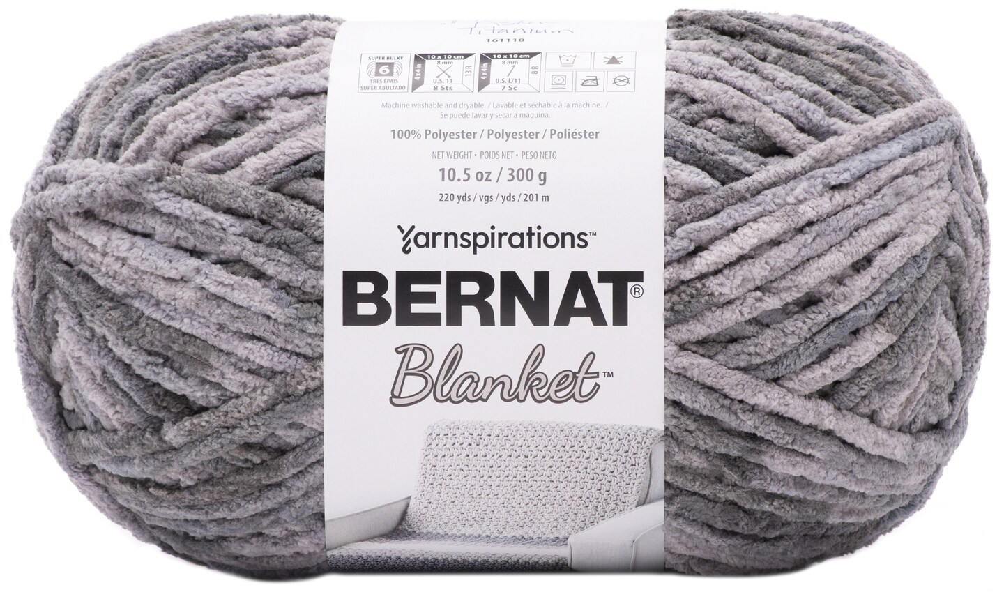 Bernat Blanket Big Ball Yarn-ashen Titanium : Target