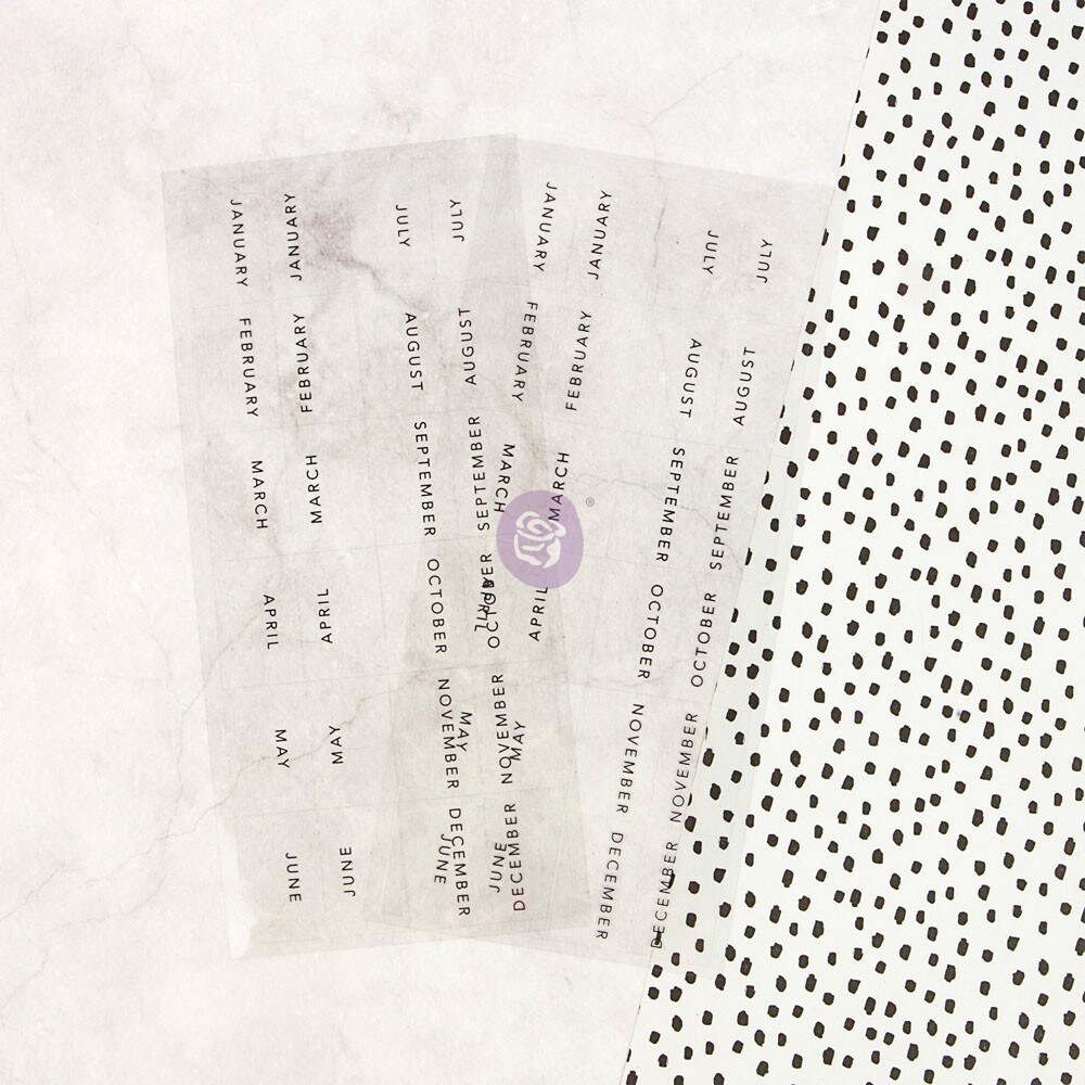 Prima Marketing Inc My Prima Planner Embellishments - Monthly Tab Stickers 655350591373