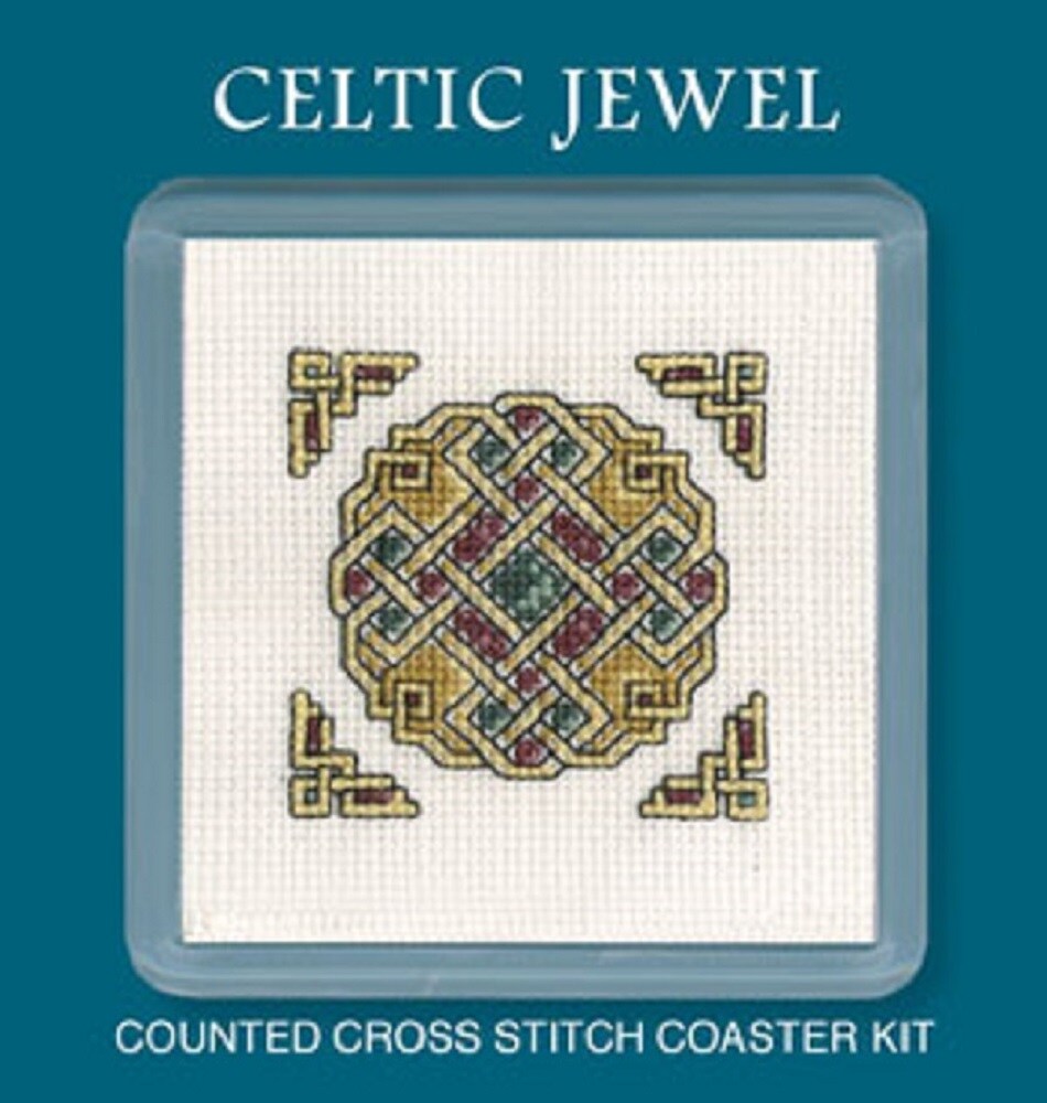 Textile Heritage Coaster Kit - Celtic Jewel