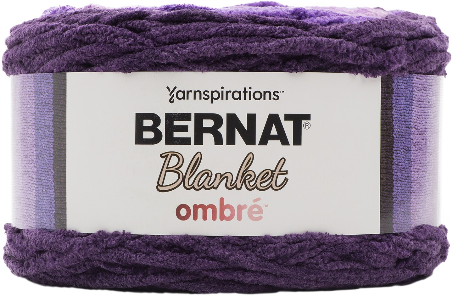 Bernat Blanket Ombre Yarn-Eggplant Ombre