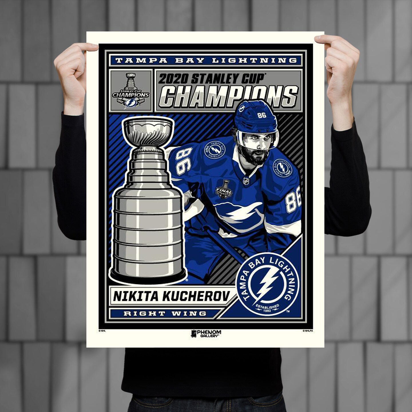 Phenom Gallery Tampa Bay Lightning Nikita Kucherov 2020 Stanley Cup