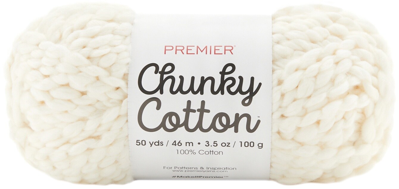 Premier Chunky Cotton Yarn White Michaels