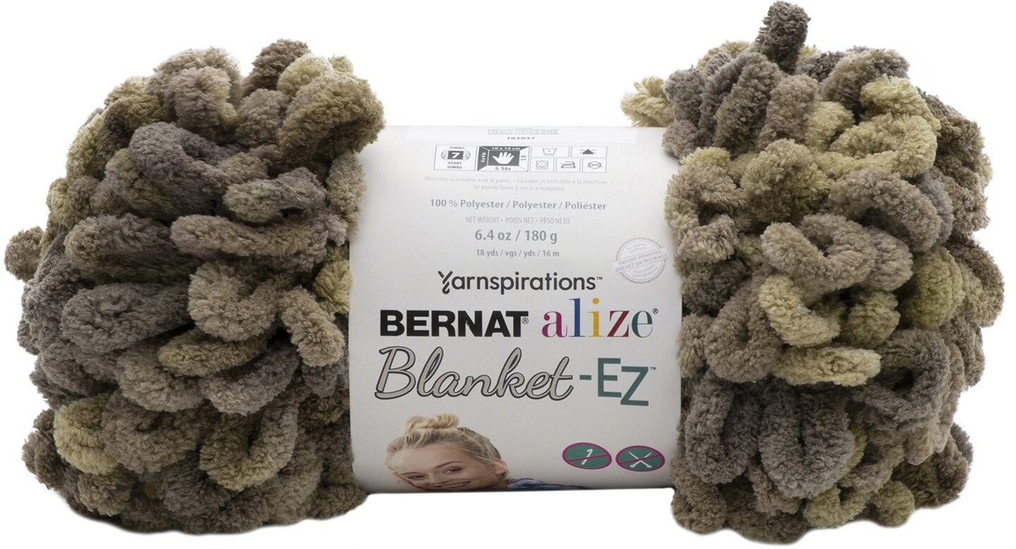 Bernat Alize Blanket-Ez Yarn-Sand Variegated