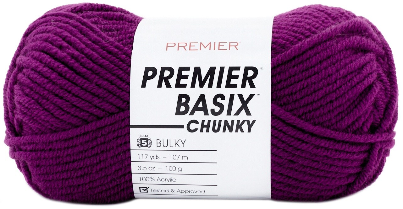 Premier Basix Chunky Yarn-Purple