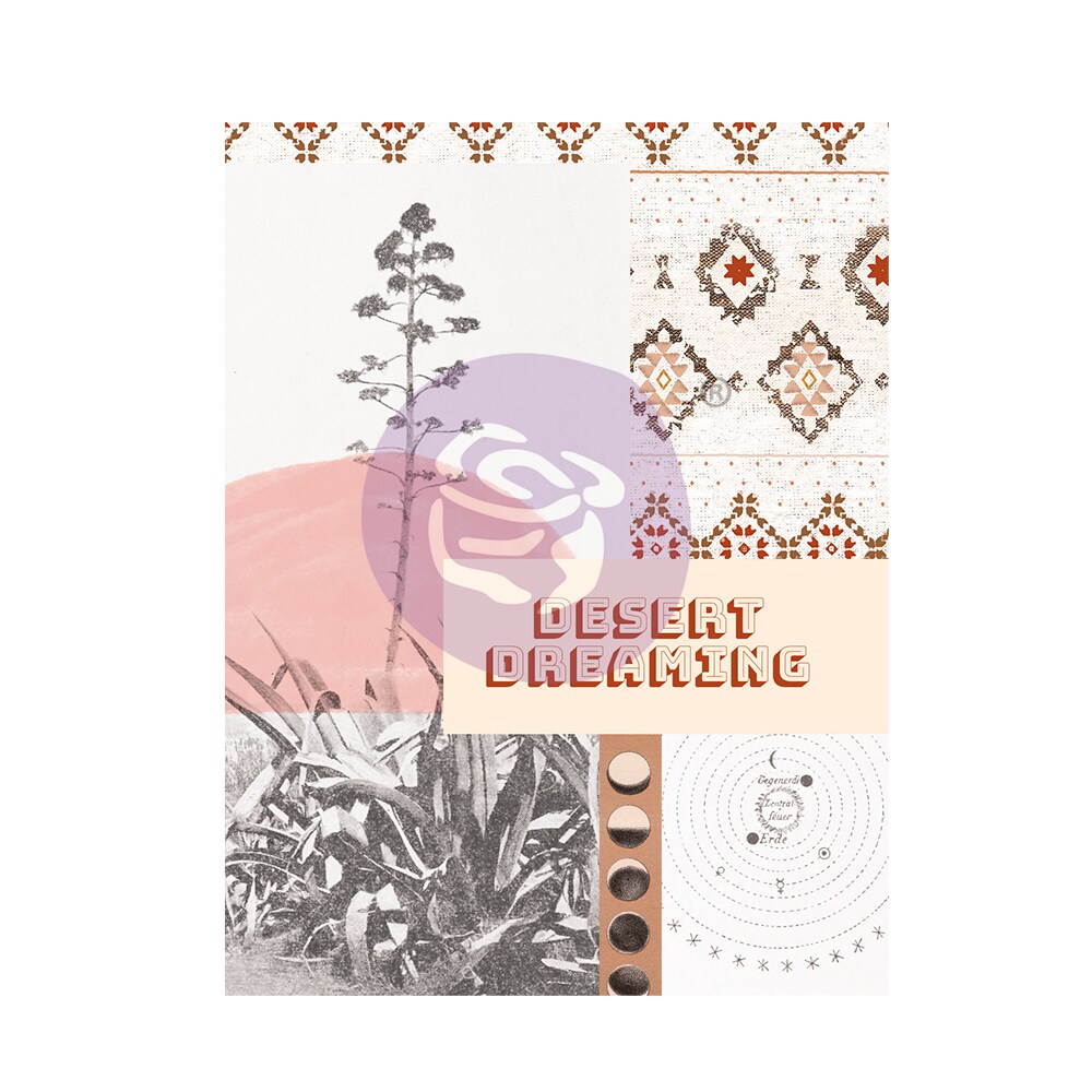 Prima Marketing Inc Golden Desert Collection 3x4 Journaling Cards - 45 Sheets 655350645731