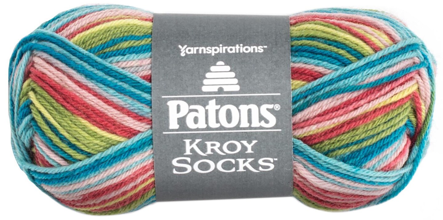 Patons Kroy Socks Yarn-Meadow Stripes