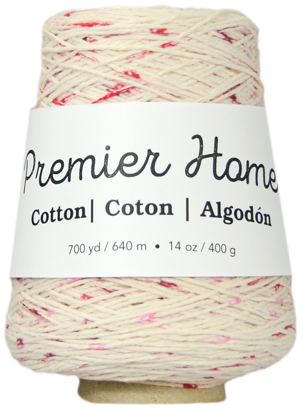 Premier Home Cotton Multi Yarn Cone-Jelly Dots
