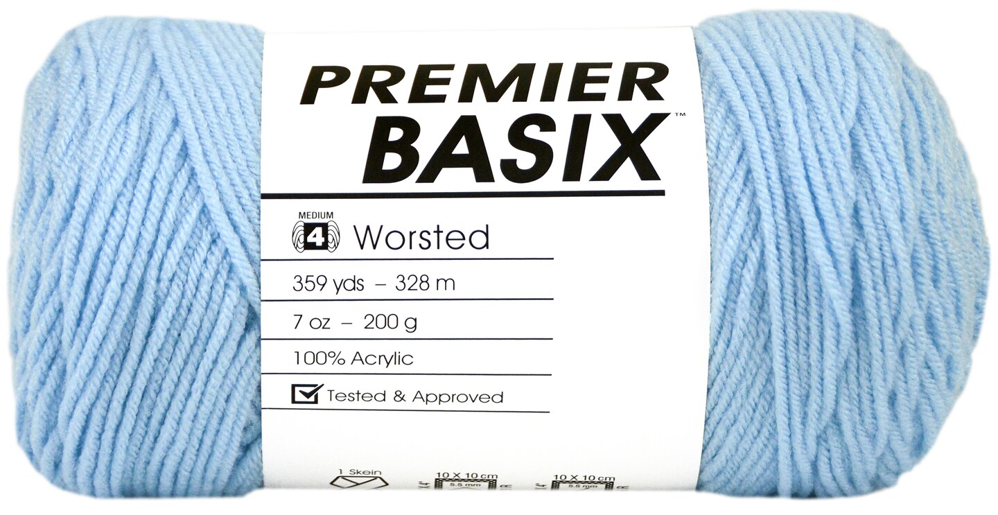 Premier Basix Yarn-Light Blue