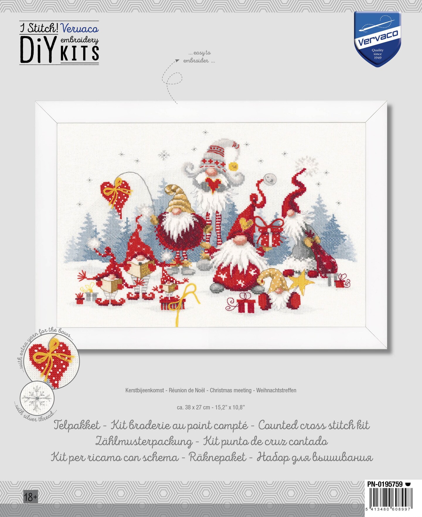 Vervaco Counted Cross Stitch Kit 15.2
