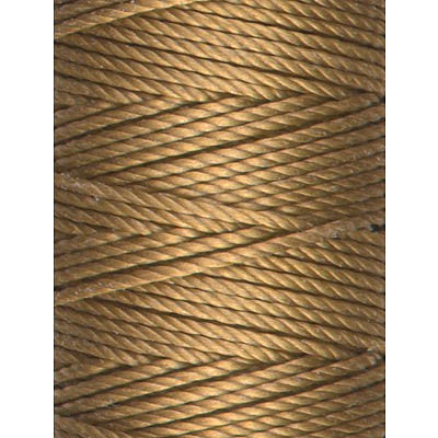 C-Lon Tex 400 Heavy Weight Bead Cord, Antique Gold - 1.0mm, 36 Yard Spool