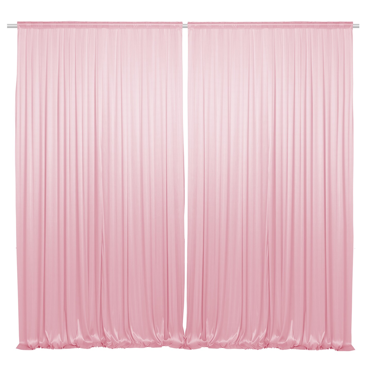 Lann's Linens (Set of 2) Photography Backdrop Curtains - Split Background for Wedding, Party or Photo Booth