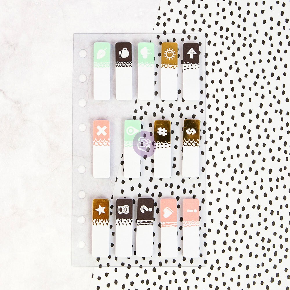 Prima Marketing Inc My Prima Planner Embellishments - Clear Tabs 655350591342