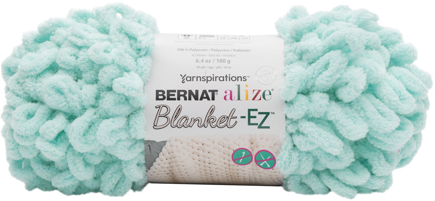 Bernat Alize Blanket Ez Yarn Mint Michaels